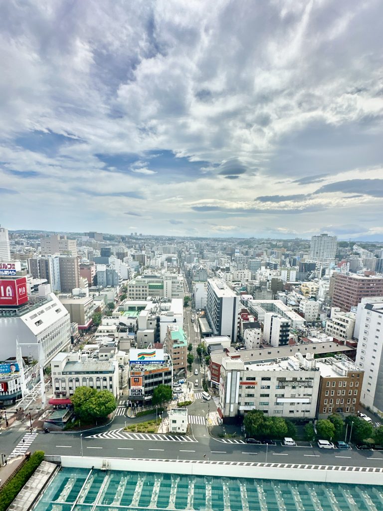横浜シティタワー馬車道　バルコニーからの景色